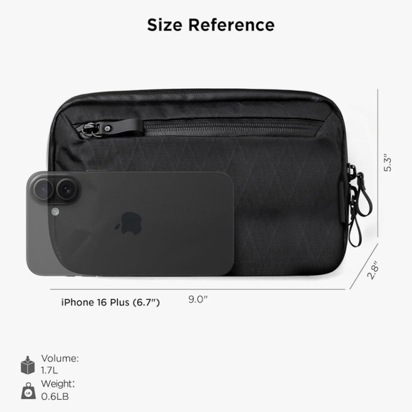 NWT Alpaka Elements tech Case MINI Sling Bag Purse murse - Picture 2 of 7